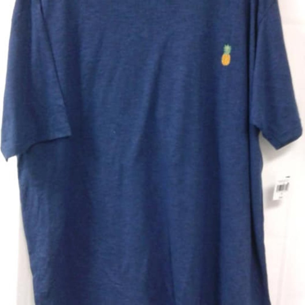 MENS 2X DK BLUE 39TH & PINEAPPLE NWT